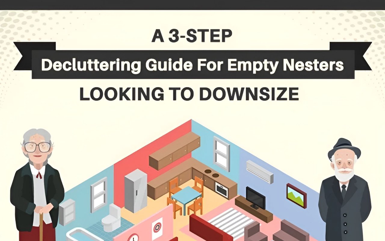 A 3-Step Decluttering Guide For Empty aNesters Looking To Downsize
