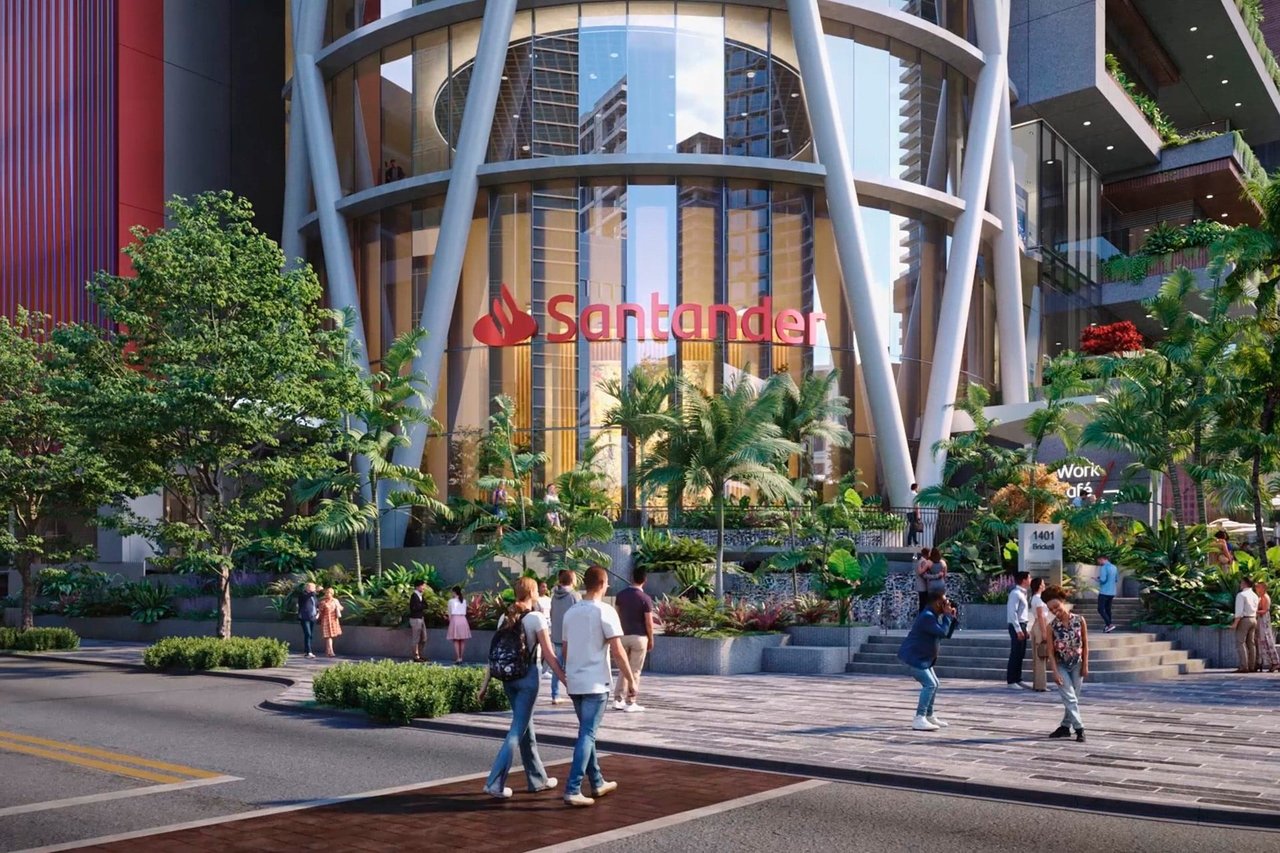 March 2025 | Photo: Demolition Underway at Brickell’s Santander Tower Site