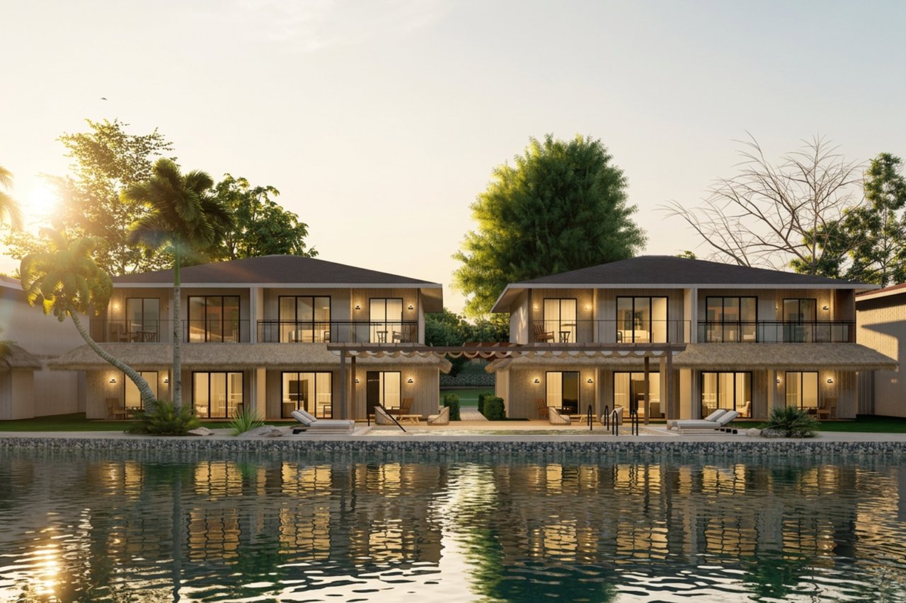 Bahia Blanca – Contemporary Lakefront Townhomes with Beach Access in an 865-Acre Private Gated Community  50 min north Manuel Antonio National Park PRICE STARTING AT $299,000
