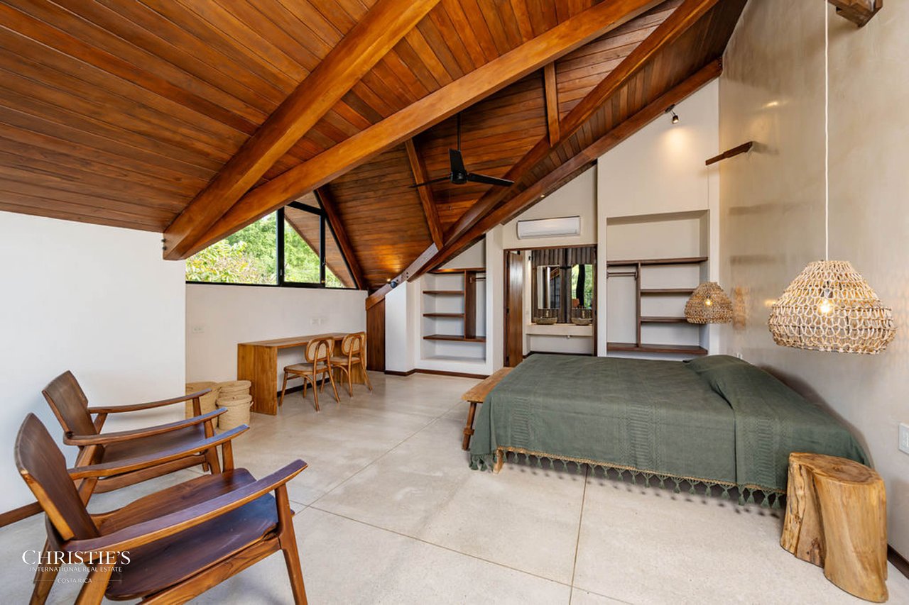 Luxury A-Frame Villa Steps from Playa Hermosa Surf, Santa Teresa