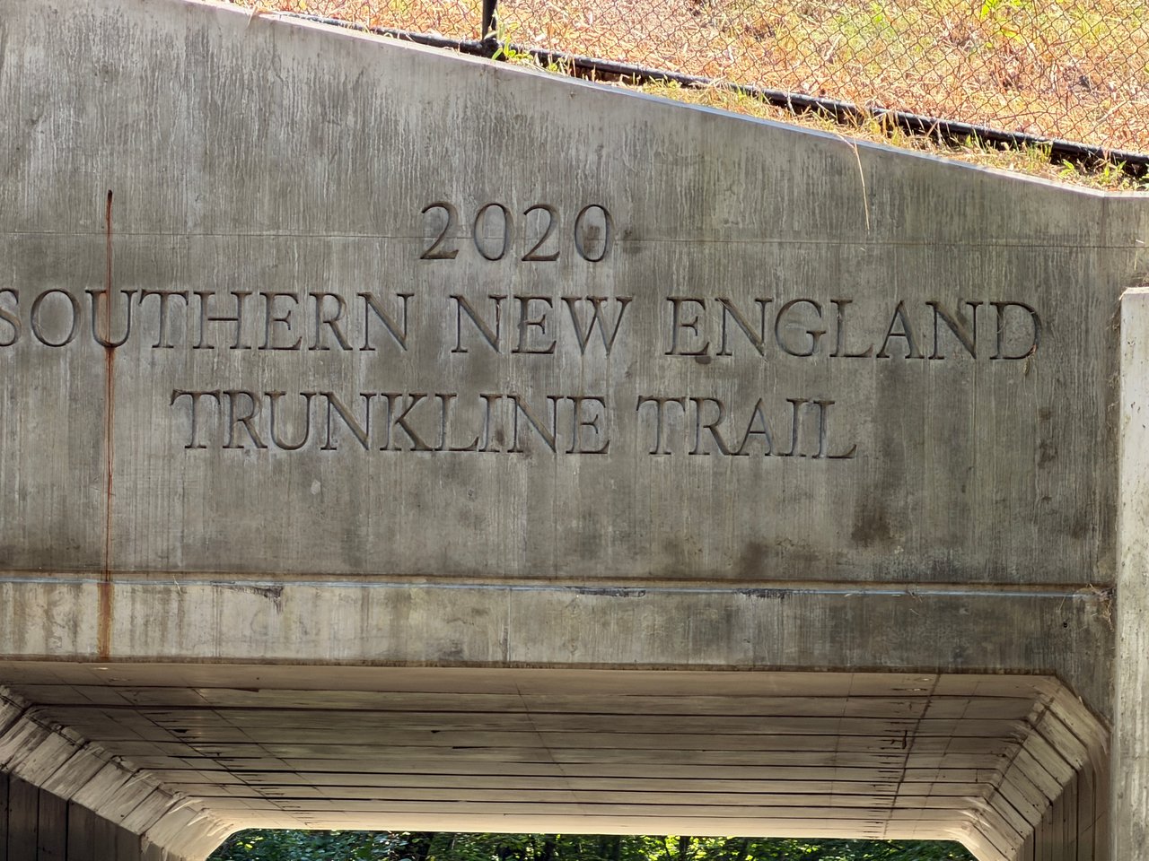 Southern New England Trunkline Trail in Bellingham, MA