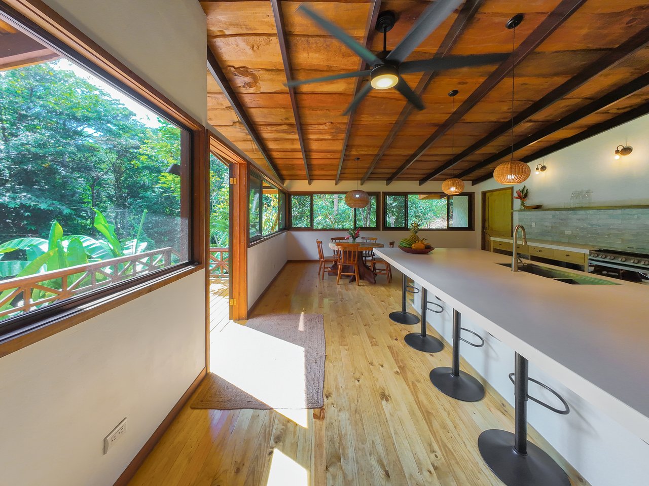 Serene Jungle Home + Guest Cabin on 3 Acres and River