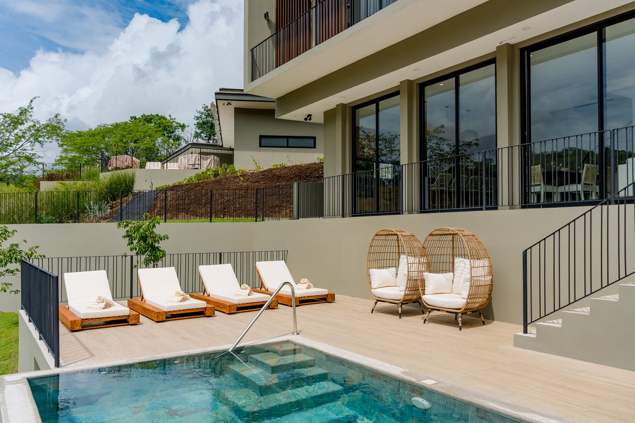 Mata Palo #56 - Bosque Tropic Village | Luxury 4-Bed Jungle Home with Private Pool & Mountain Views in the Pacifico Community, Playas del Coco
