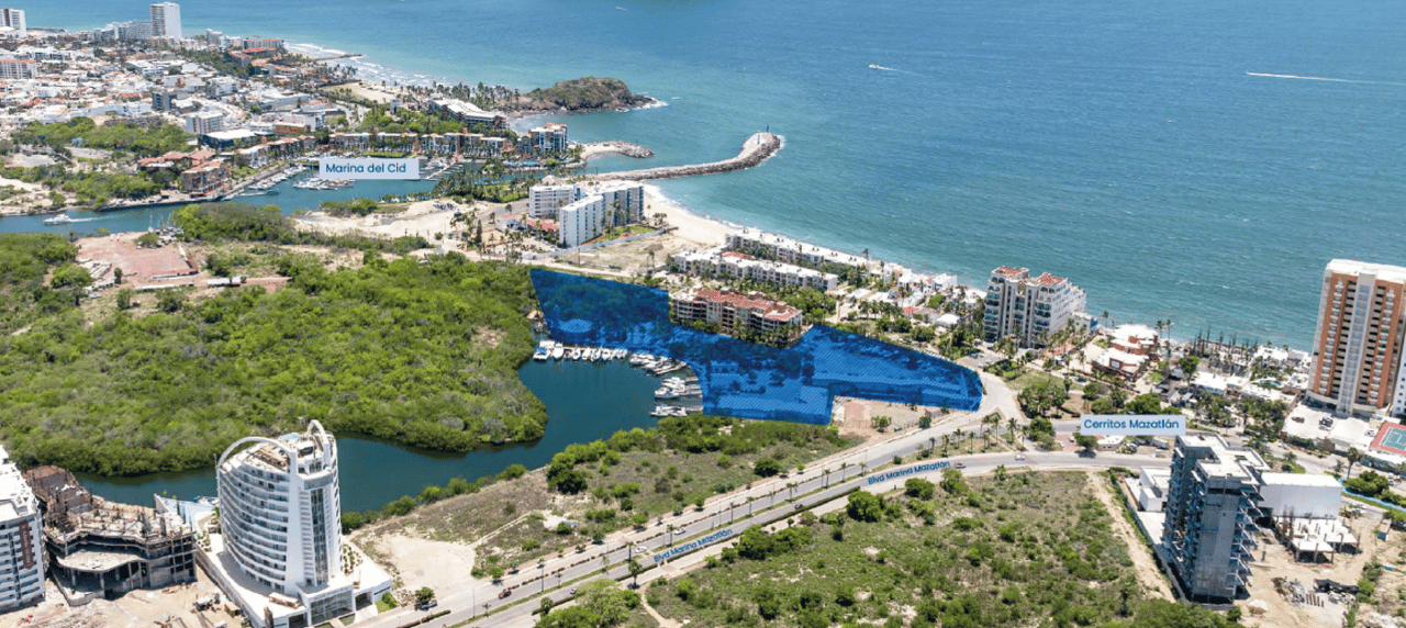 Marina Living, One Block from the Ocean in Mazatlan