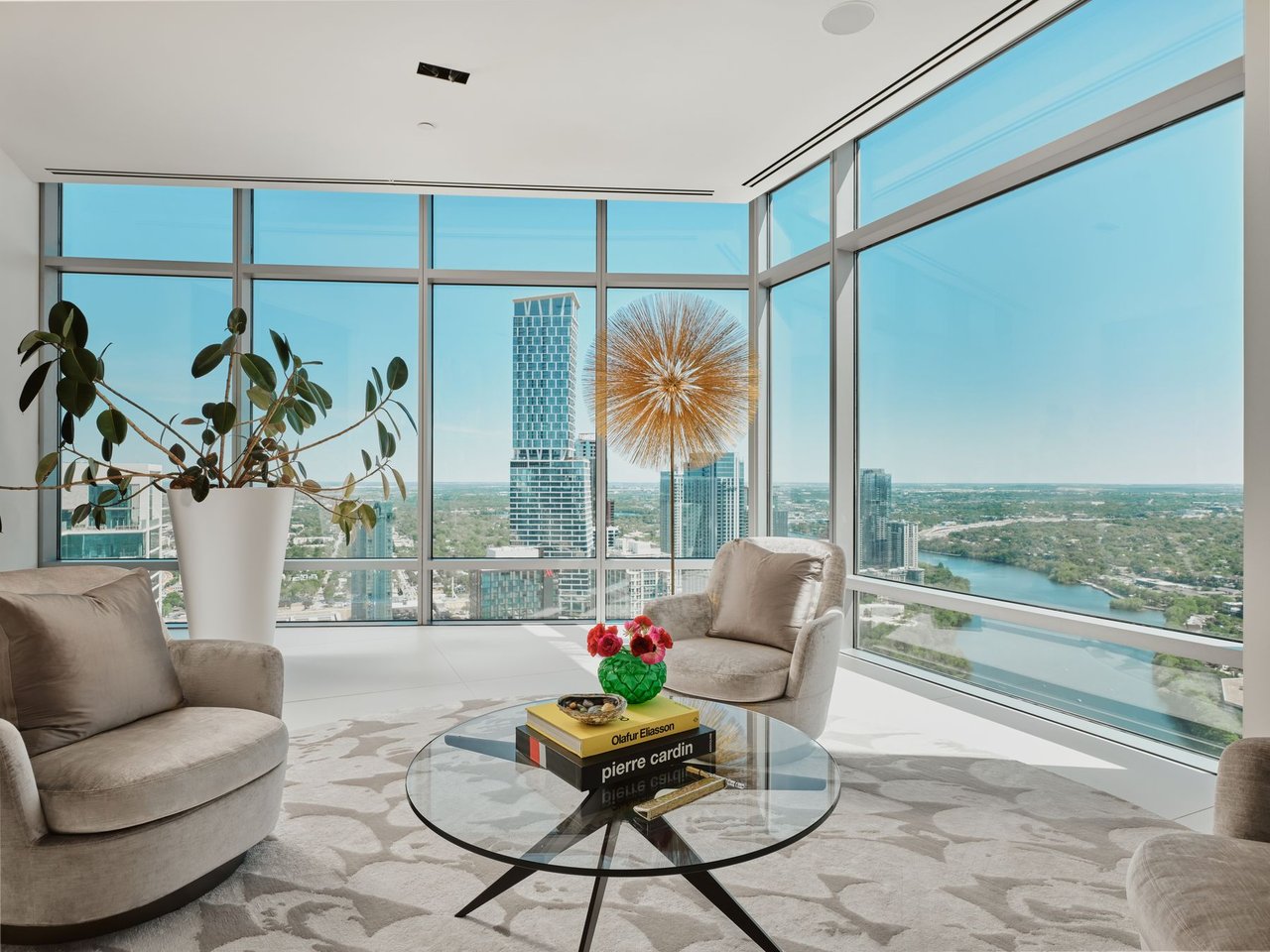 Panoramic Views of Living Art at The Austonian