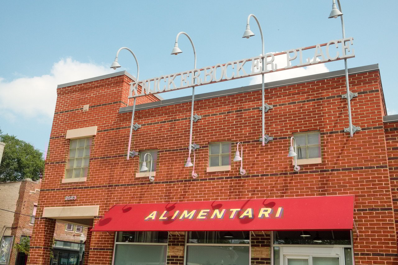 Alimentari Italian market and café at Knickerbocker Place on Monroe Street in Madison, Wisconsin