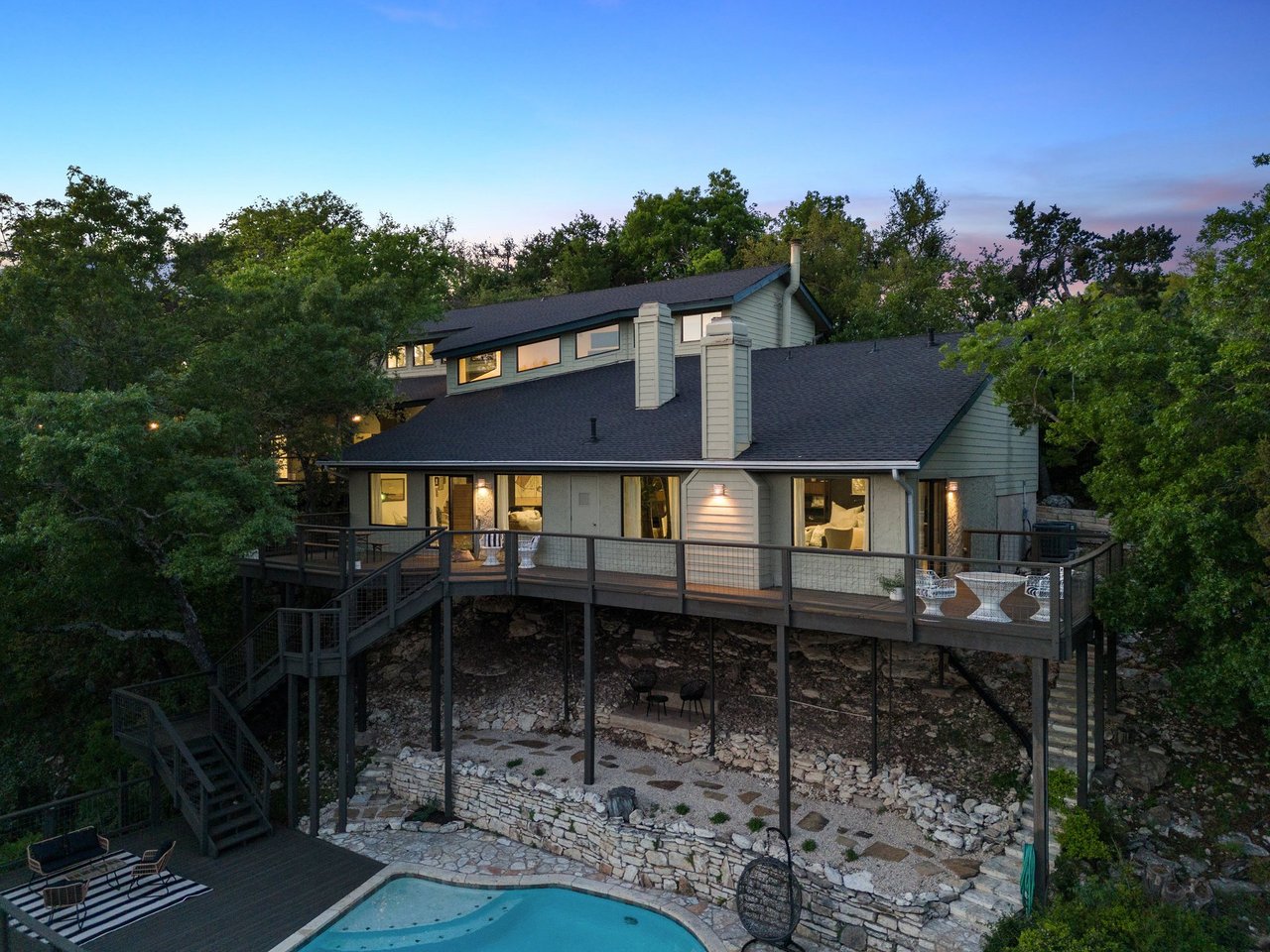 SOLD by Northwest Hills #1 Team: 7602 Rim Cove - Luxury Estate on Nearly an Acre