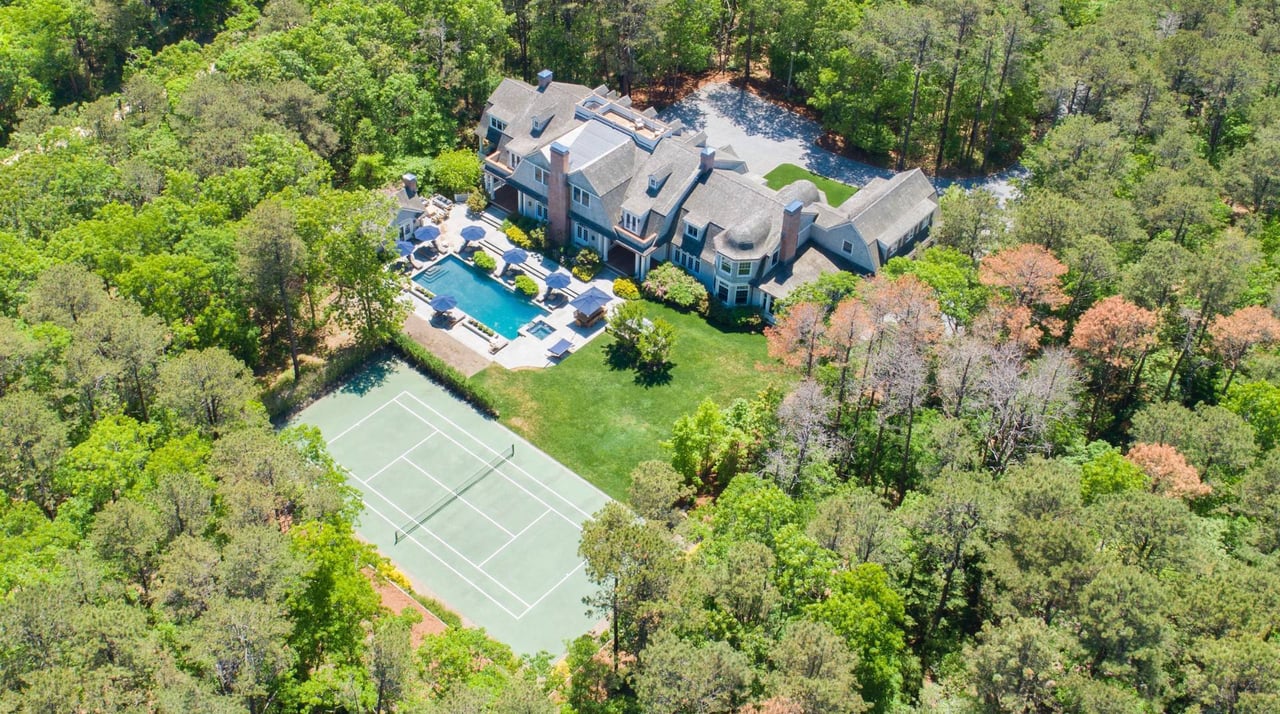 Water Mill Traditional Estate with Tennis