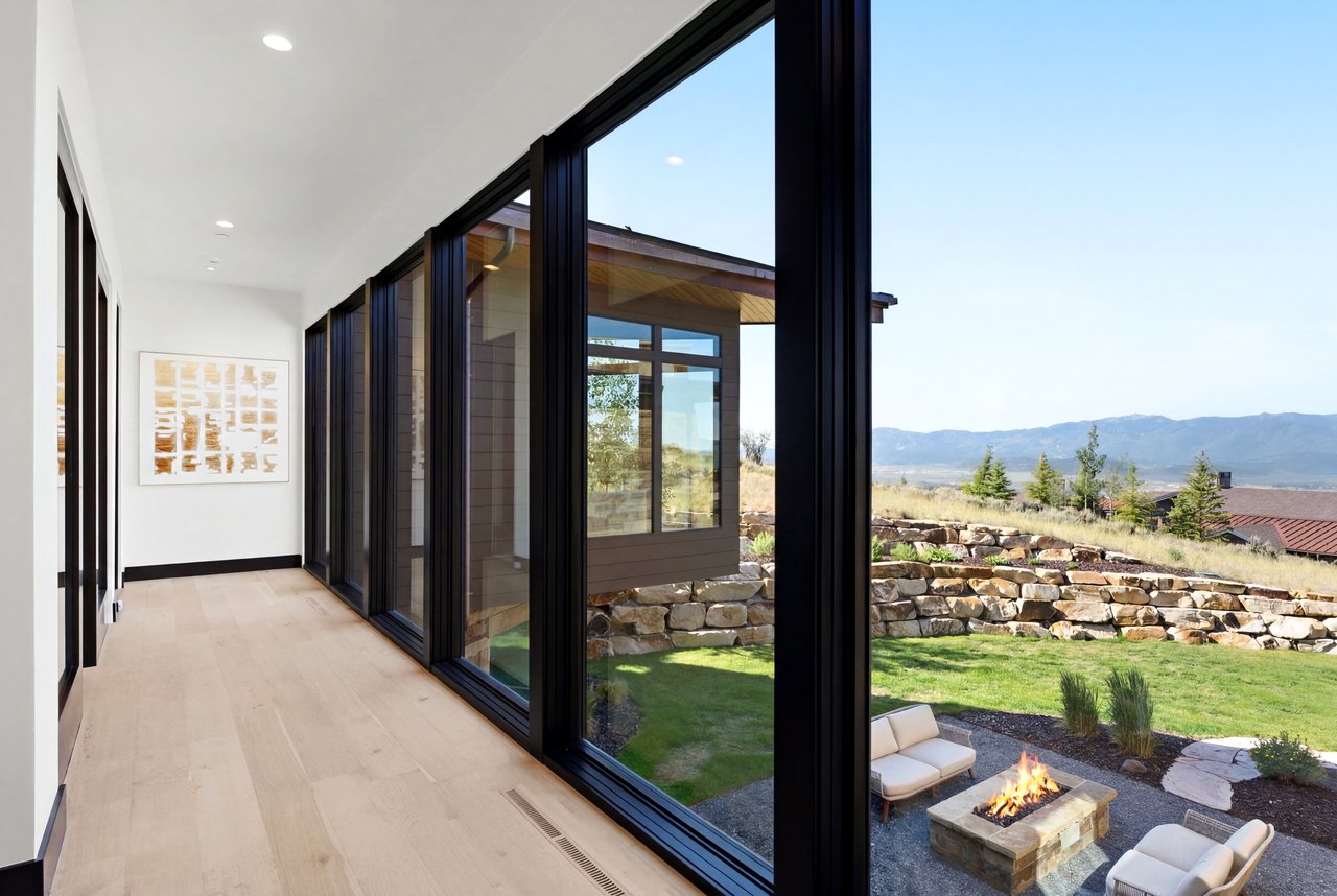 Top-of-Promontory Architectural Estate — Furnished & Turnkey - Front-Row Mountain Views
