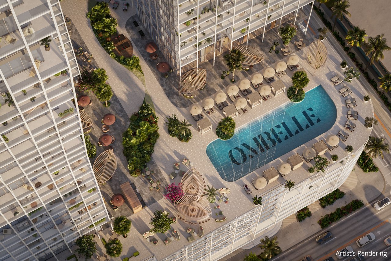 Rendering of Ombelle Pool Deck