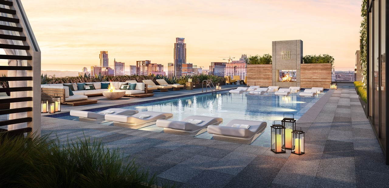 Natiivo Fort Lauderdale swimming pool rooftop 
