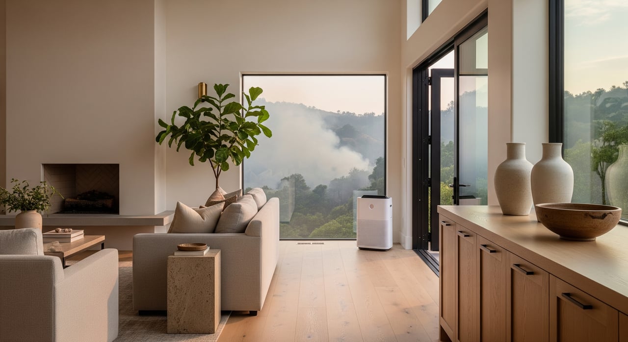 Cleaner Indoor Air in Moraga During Wildfire Season