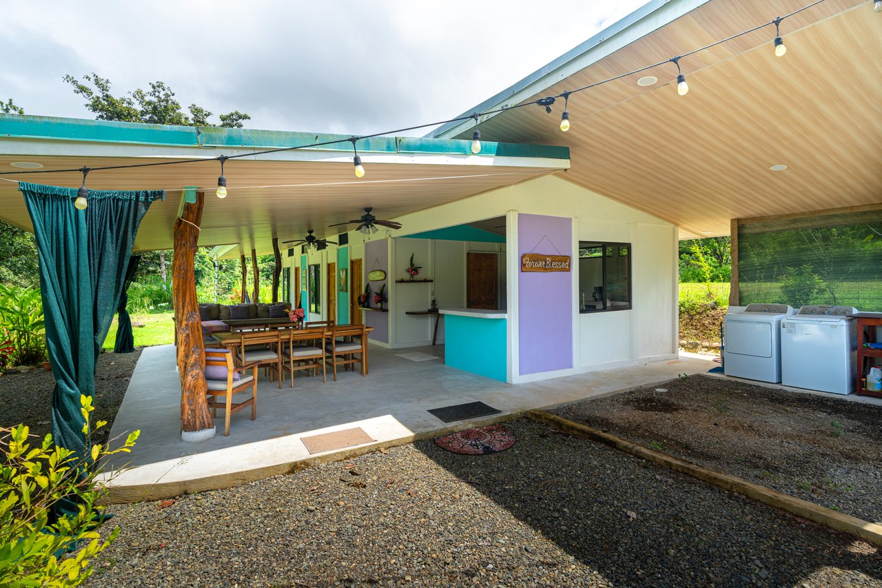 Plant Your Roots at Tierra Bendita! 2.5 Acres, River Frontage, 2 Bedroom Home, Private, Easy Access!