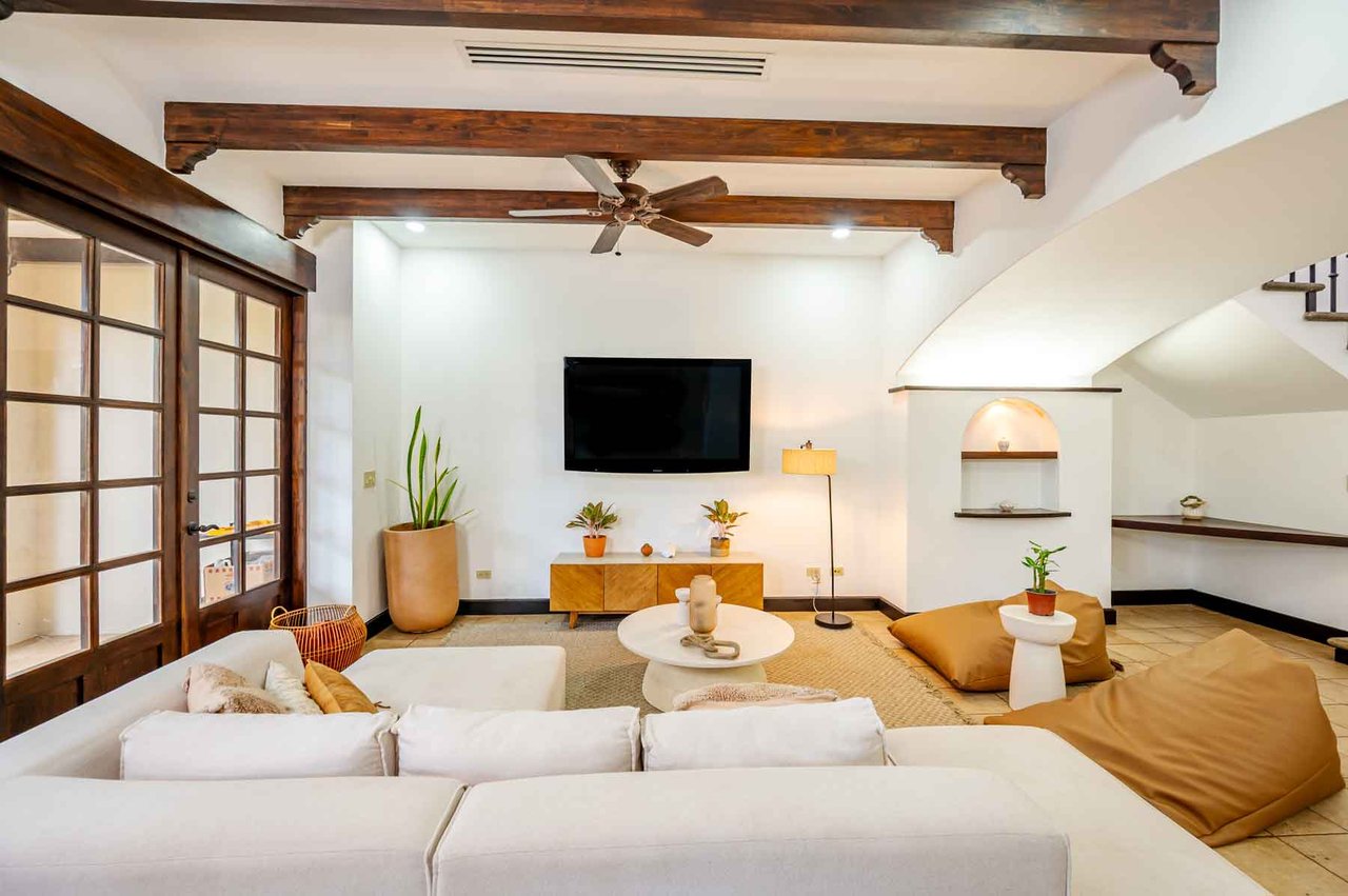 Villa Sasha | Renovated Spanish Colonial Villa Steps from Playa Bonita in Hacienda Pinilla