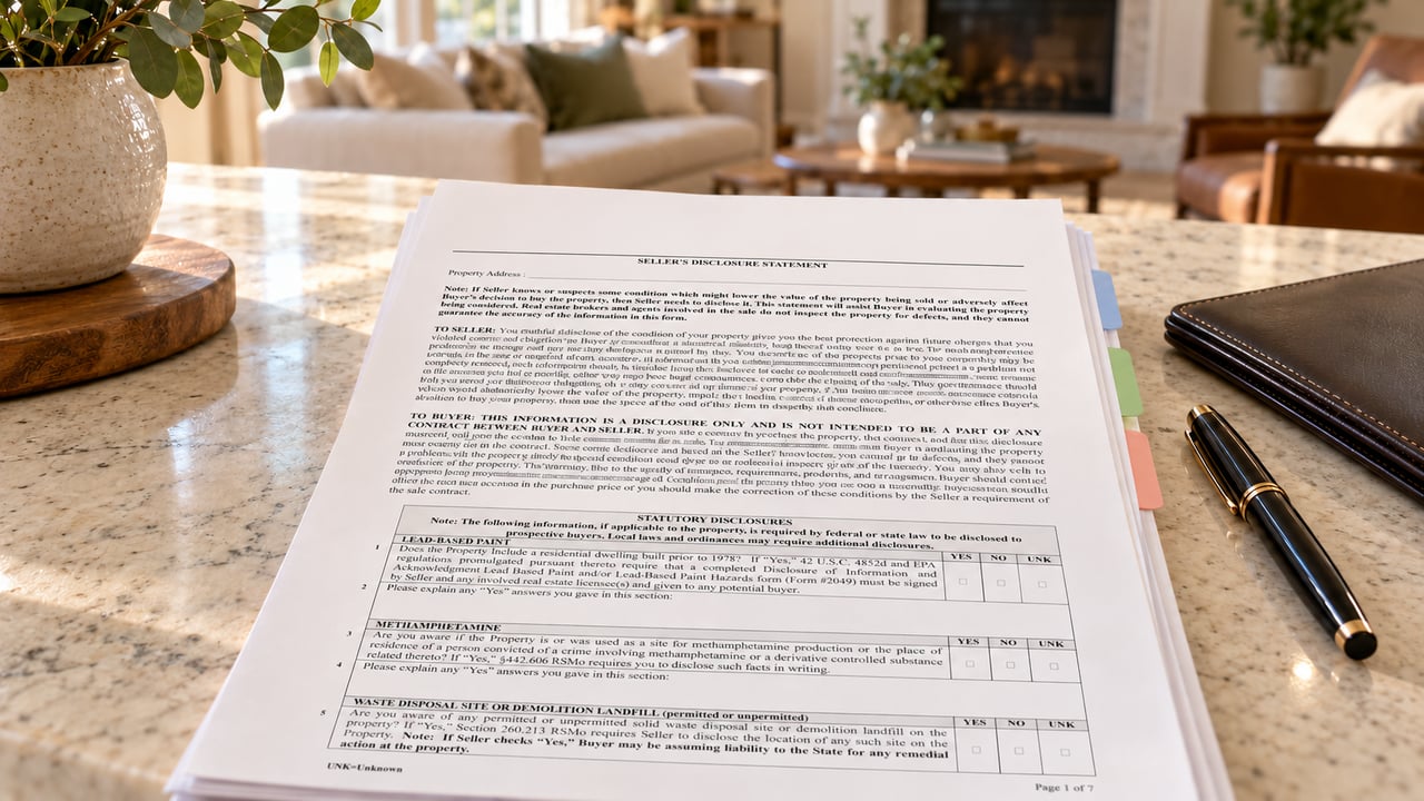 Love the House? Read the Seller’s Disclosures