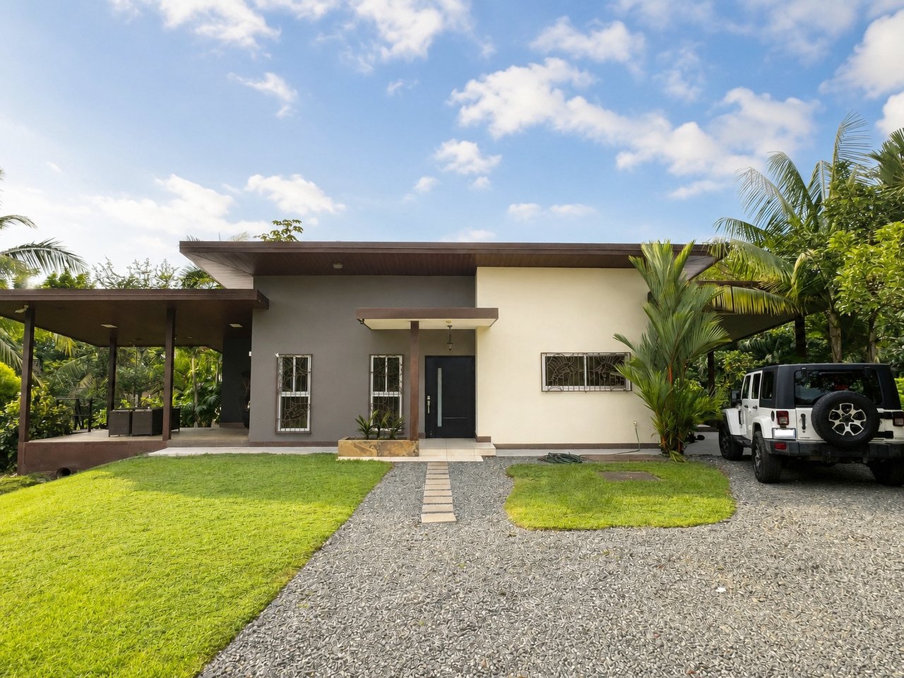 Private Single-Level Home on 1.25 Gated Acres with Fruit Trees