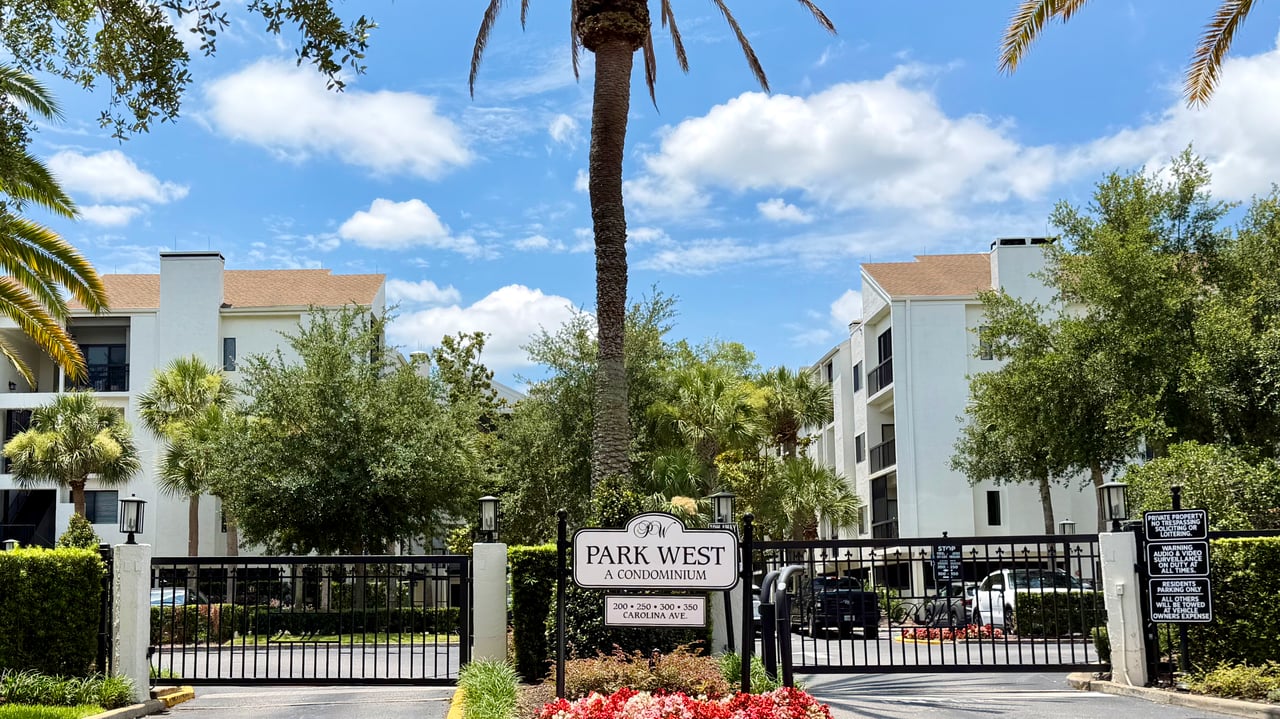 Top Floor Condo at Park West in downtown Winter Park