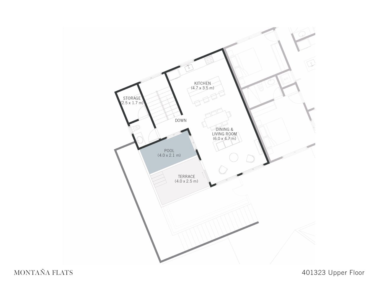 401323 Montaña Flats | Spacious 3-Bedroom Montaña Flat near La Rambla – Modern Living in Prime Location