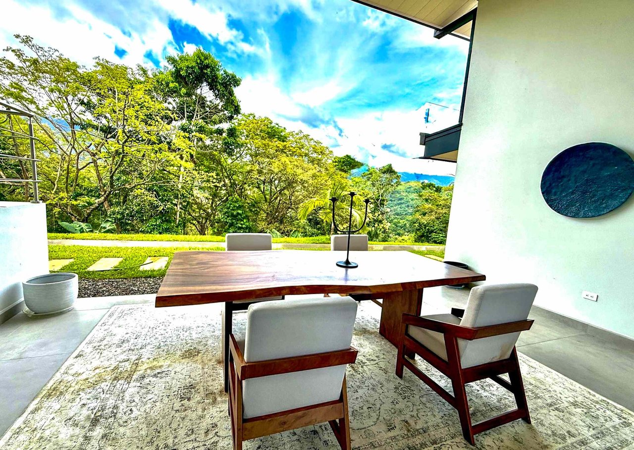 Brand New Modern Luxury 4-Bedroom Home with Pool and Incredible Panoramic Coastal & Ocean Views in Teancum at Tawal near Ojochal Costa Rica