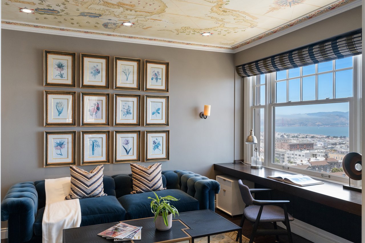 High-Floor Terrace Views Atop Nob Hill
