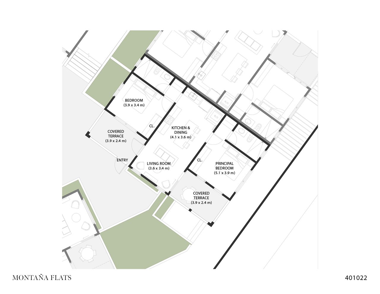 400811 Montaña Flats | Contemporary 1-Bedroom Flat in Montaña – $385,000
