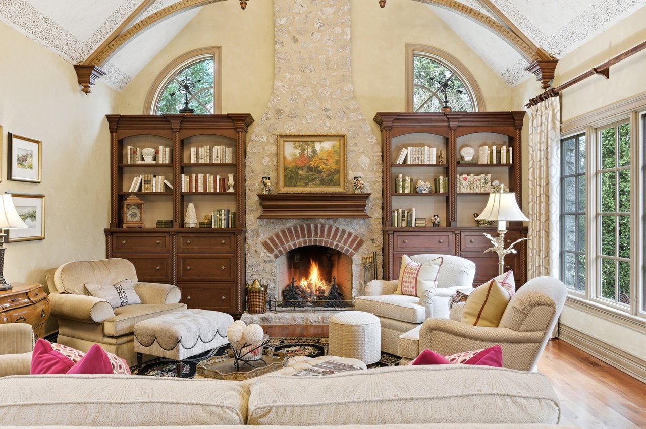 French Country Manor Home