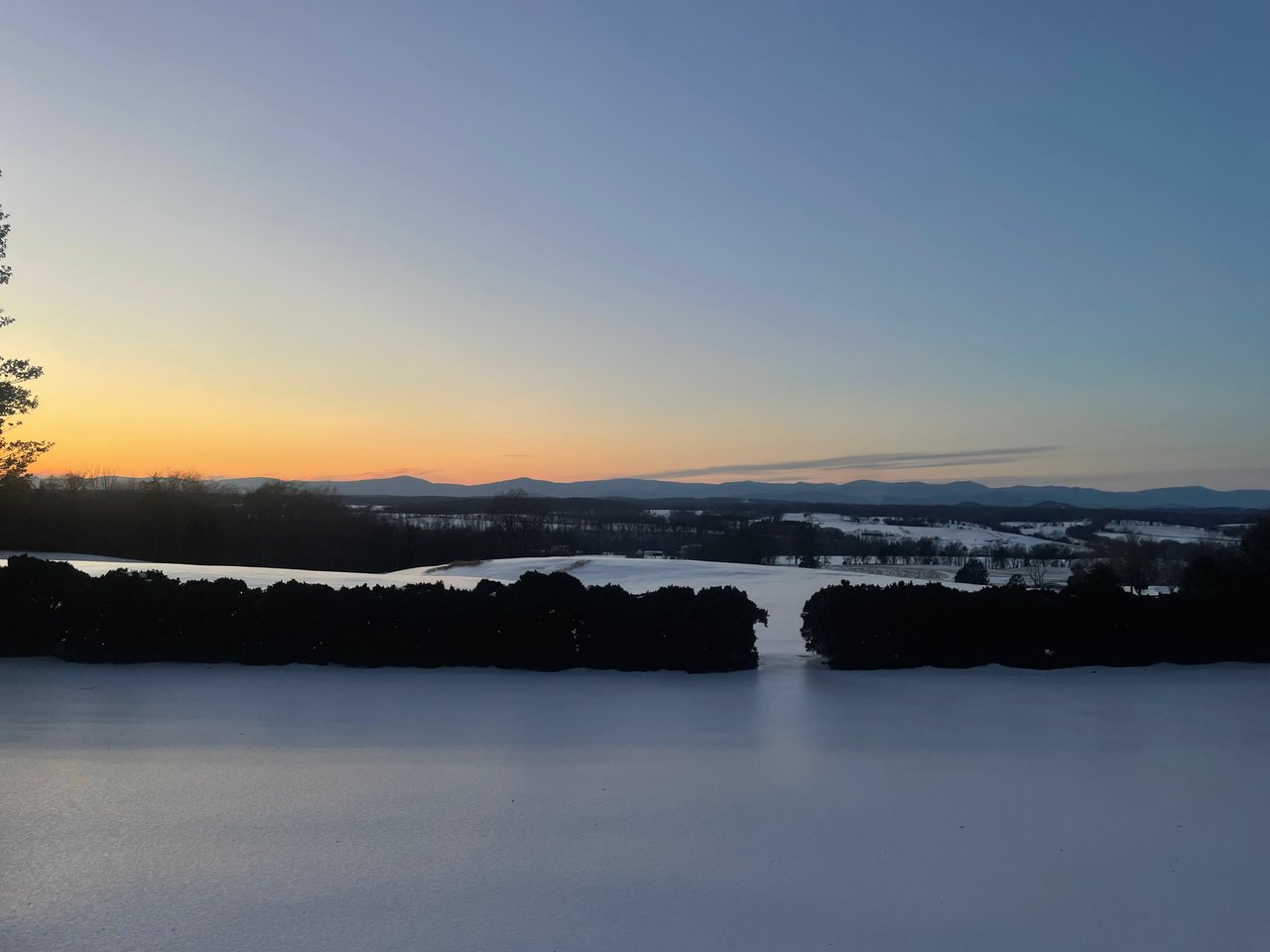 February in Central Virginia
