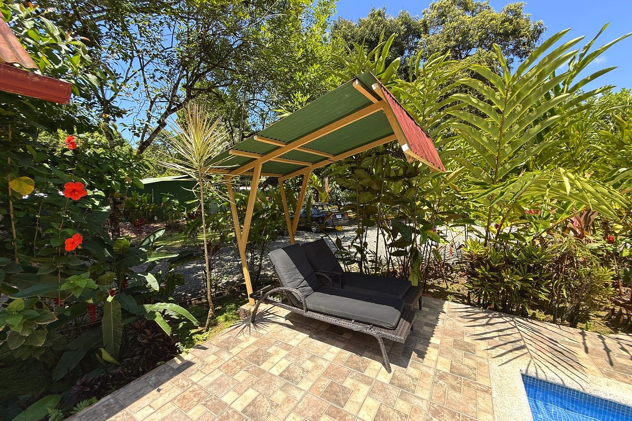  Gorgeous Jungle Hotel with 11 Beds including Owner/Manager Unit, Sparkling Pool & River Setting in Ojochal Costa Rica