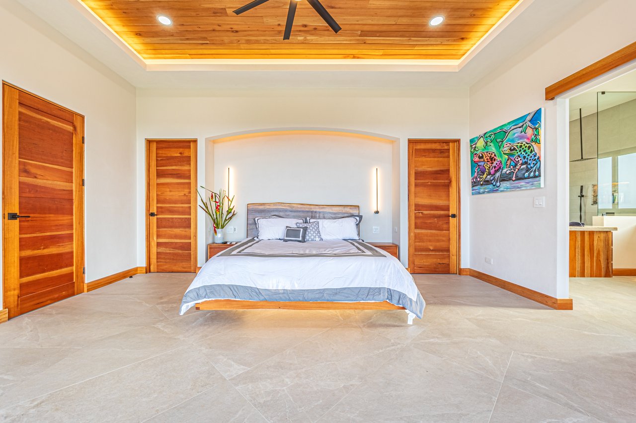 4 ACRES – 3 Bedroom Home “The Crystal Shire” With Wide Ocean View, Creek, Solar Power, Fine Craftsmanship, Self Sufficiency!!