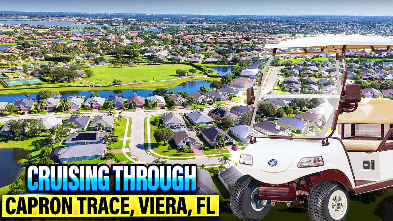 Cruising Thru Capron Trace|Full Community Tour|Viera, FL