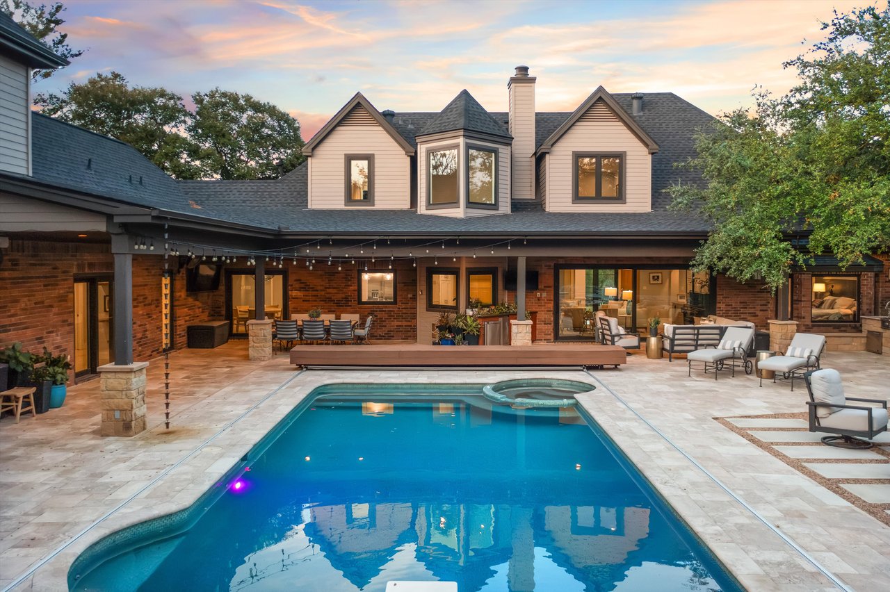 Northwest Hills legacy home with sport court, pool, and dream backyard.