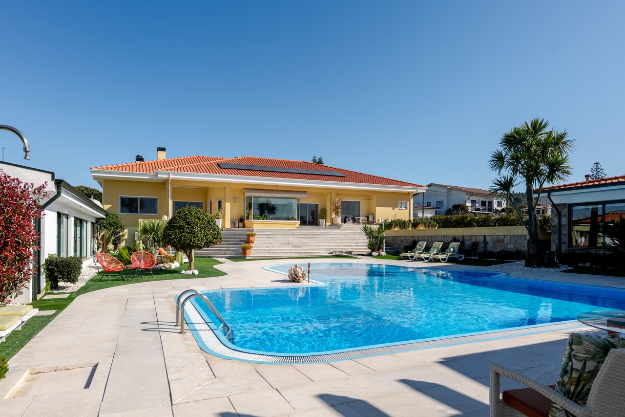 Exceptional Renovated Estate with 4 Residences, Pool & Orchard Near Porto