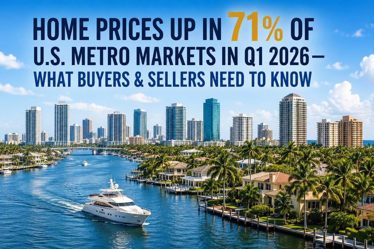 Home Prices Up in 71% of U.S. Metro Markets in Q1 2026 — What Buyers & Sellers Need to Know