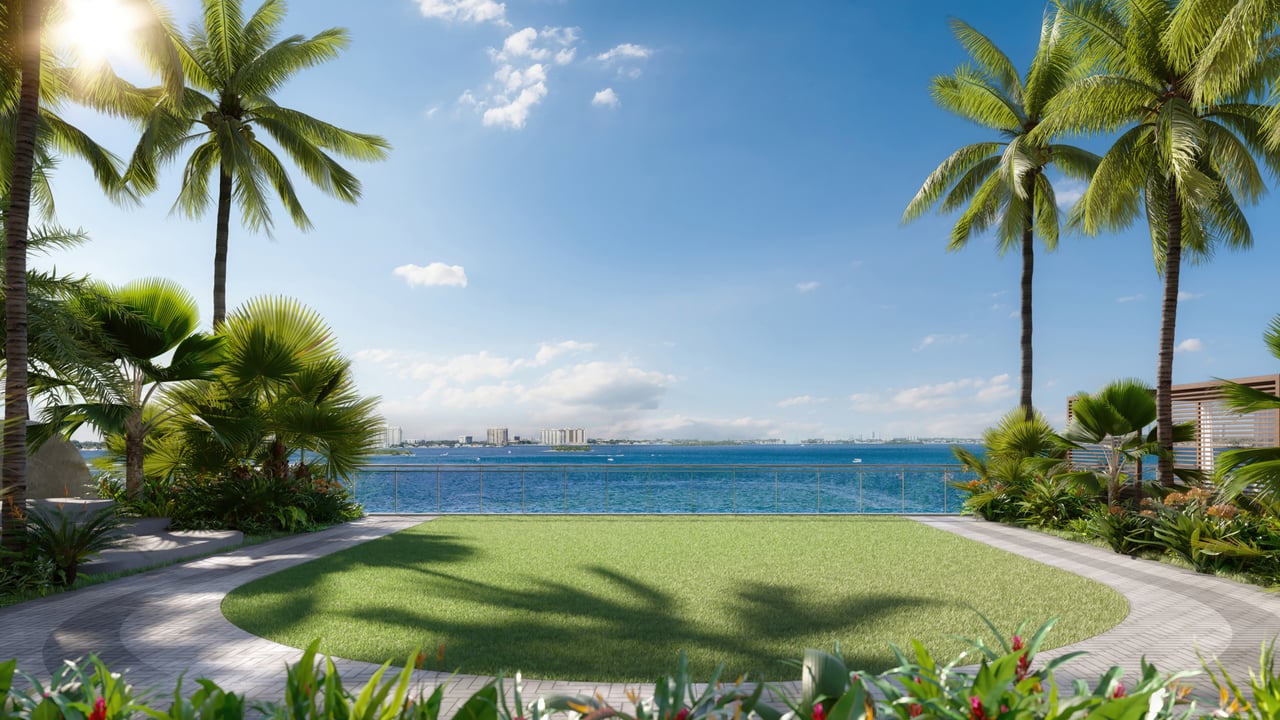 Continuum Club & Residences fitness lawn 