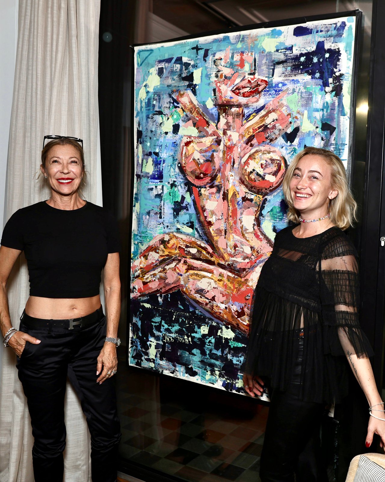 Artists Christi Lalonde and Bailey Lalonde photographed at the London stop of the EMBRACE Tour