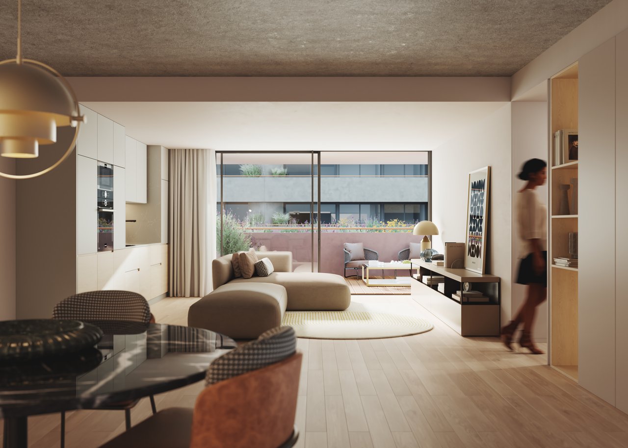 Stylish Two-Bedroom Home with Private Terrace and Garage in Porto