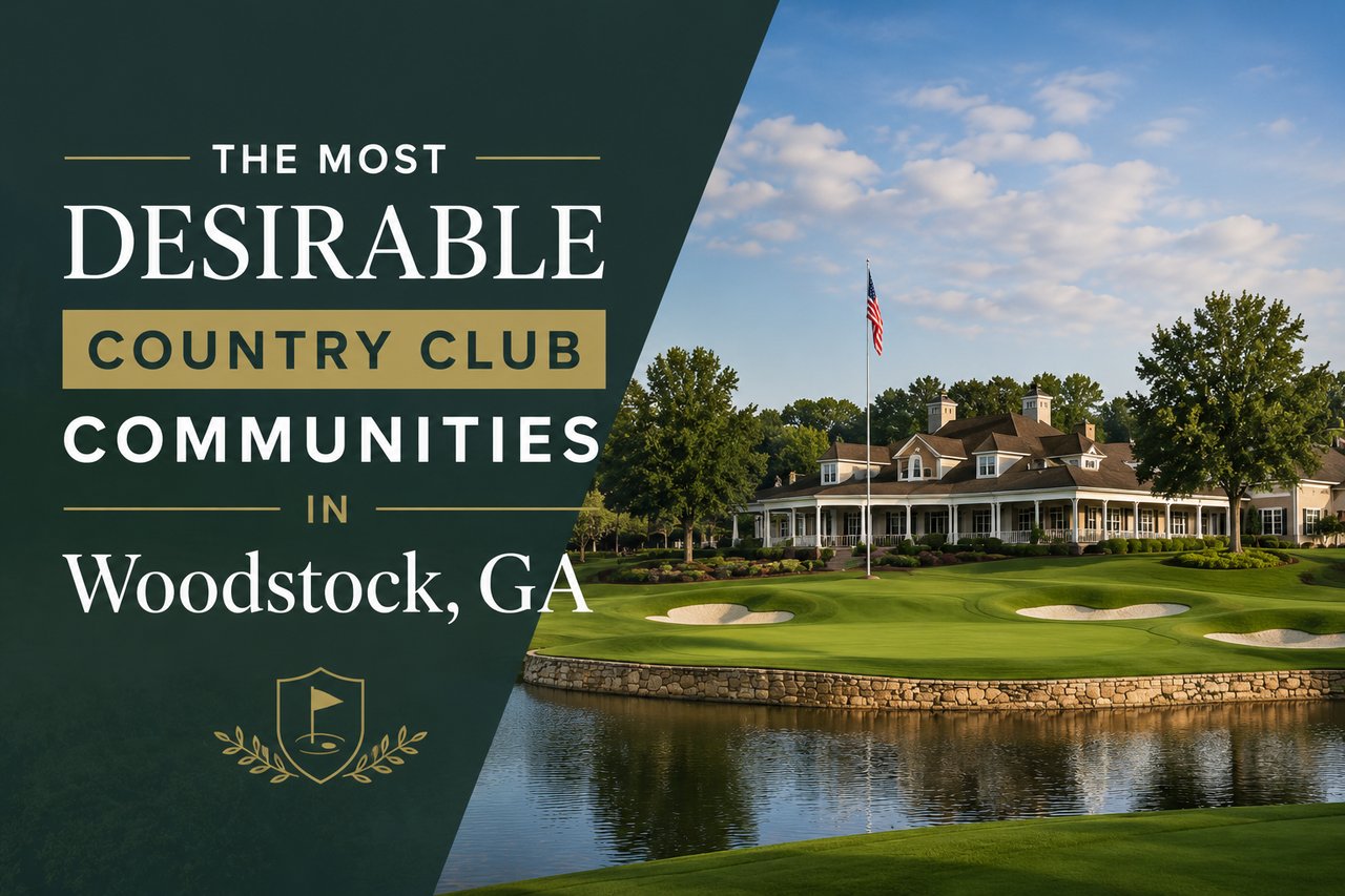The Most Desirable Country Club Communities in Woodstock, GA cover