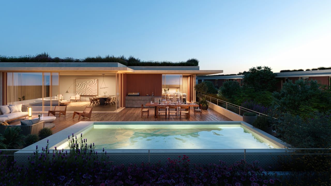 5-bedroom Penthouse with Private Pool & Ocean Views
