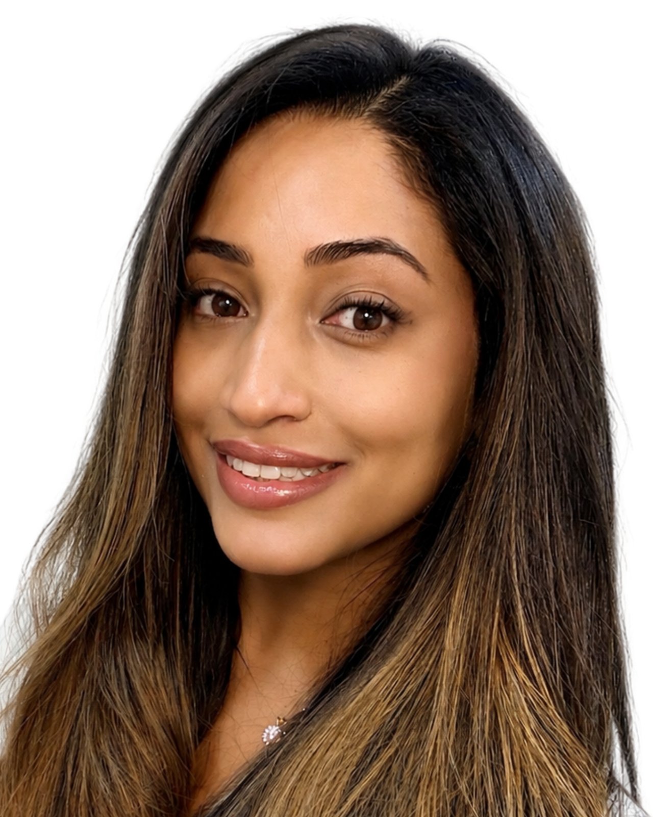 Melissa Garrett, smiling in a headshot with long dark hair and a pendant necklace.