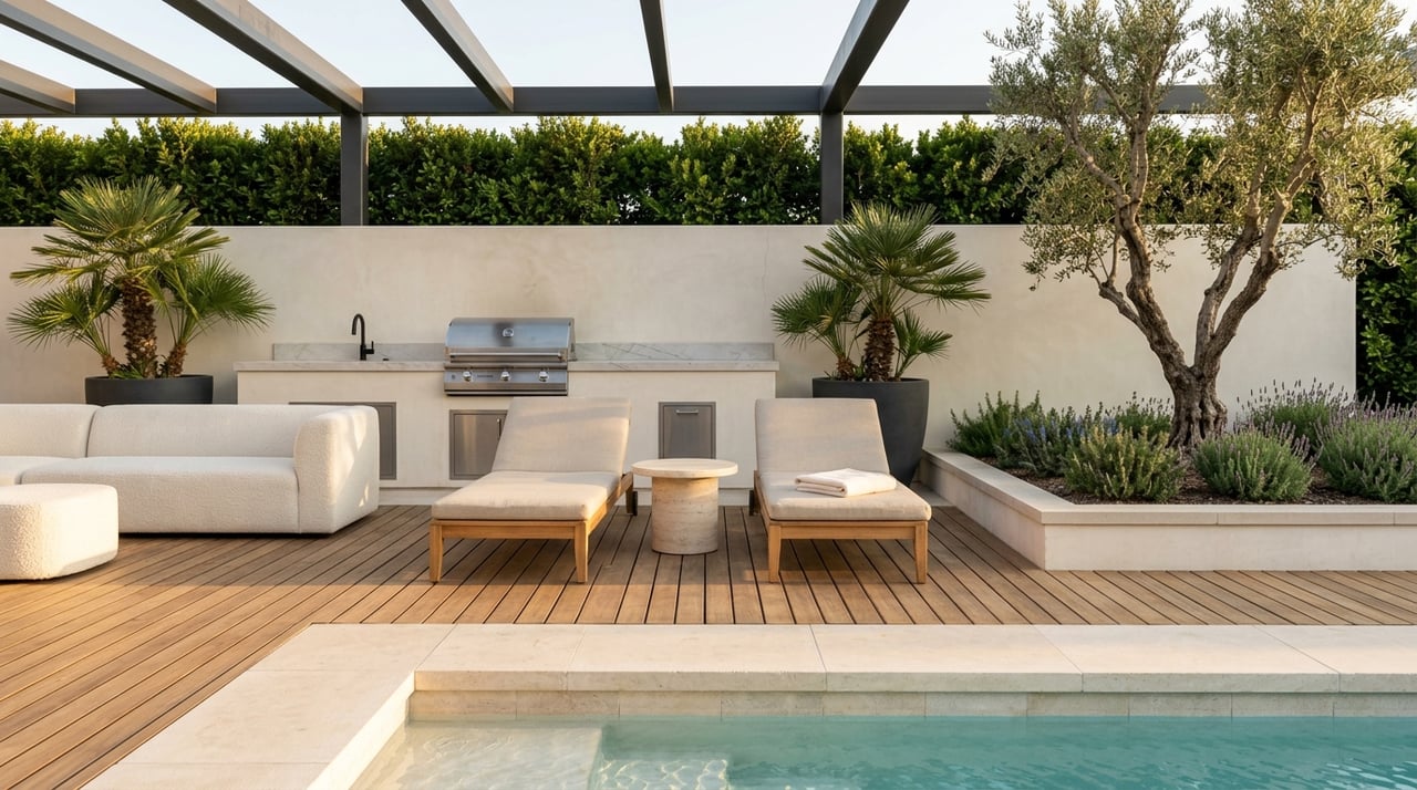 Designing Resort-Like Outdoor Spaces In Bel Air