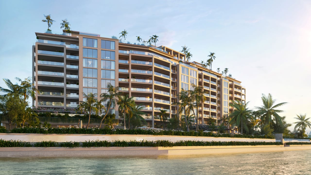Six Fisher Island exterior water view