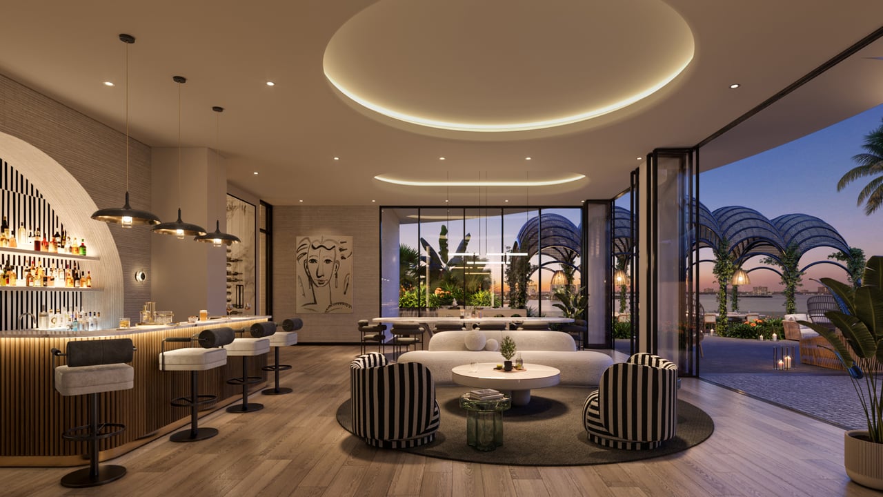 Continuum Club & Residences social party room 