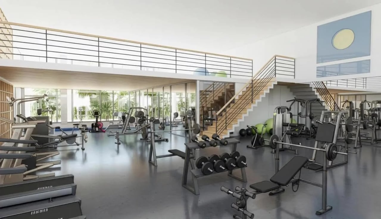 Gym Rendered Video