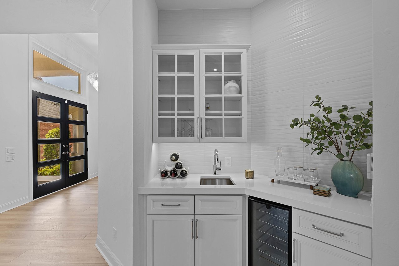 Wet Bar with Wine Cooler - Perfect for Entertaining!