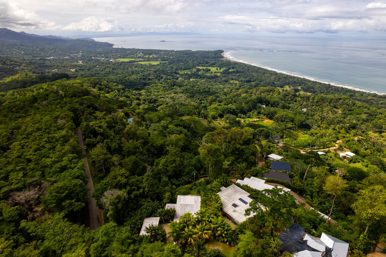 Costa Rican Villa with Whales Tail Views