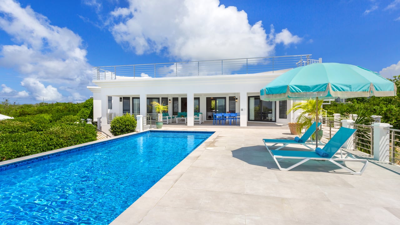 Peace and Happiness rental villa Anguilla pool by Trophy Properties Caribbean