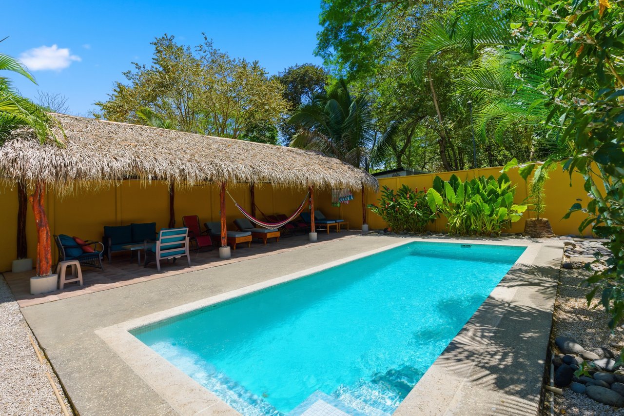 Casa Plumeria | Tropical 4-Bedroom Retreat with Pool Just Steps to Potrero Beach