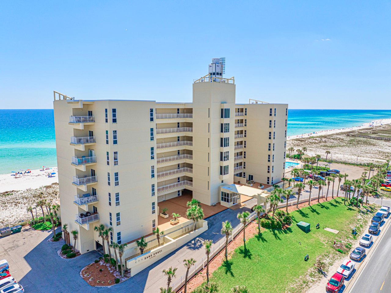 GULF FRONT Sans Souci TERRACE Condo 102 