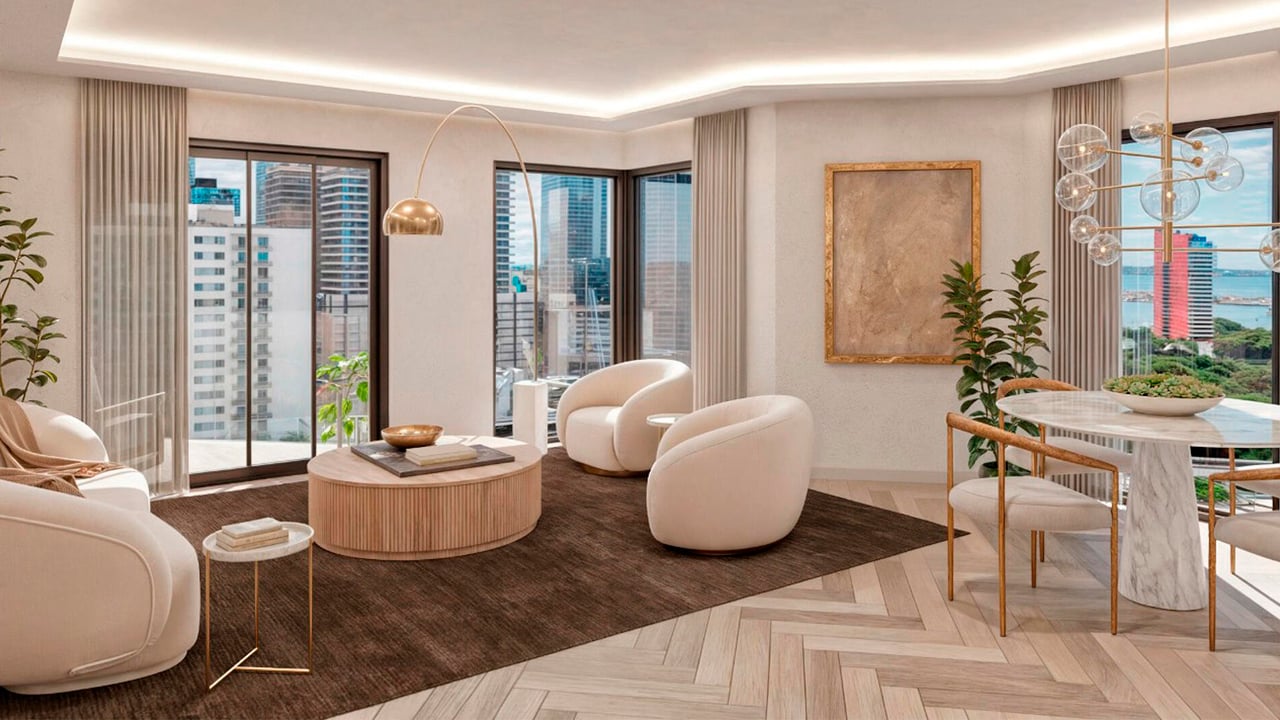 Season One Brickell living room 