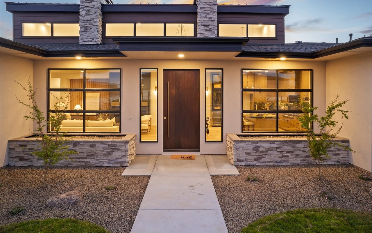 New Construction Home With Volcano Granite Island